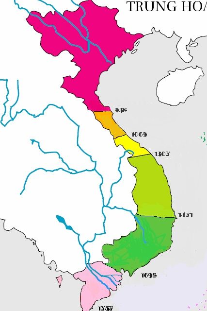 Bản đồ lãnh thổ Việt Nam dưới thời Minh Mạng