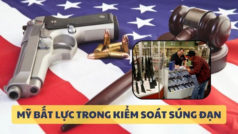 Mỹ bất lực trong việc kiểm soát việc người dân sử dụng súng