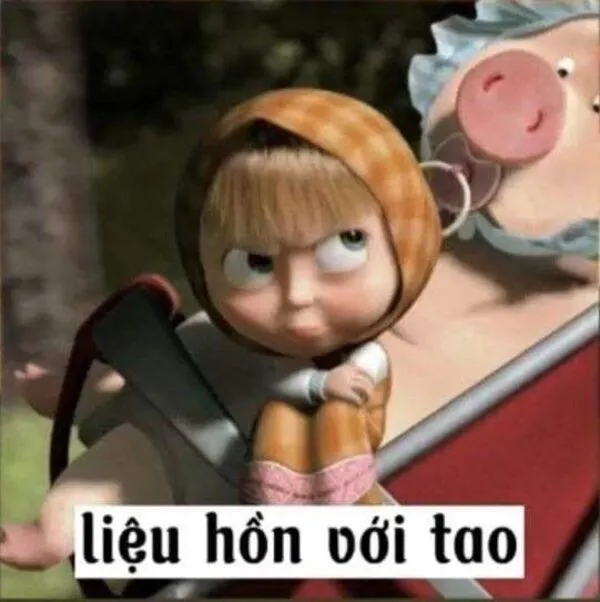 ảnh meme hài hước liệu hồn với tao