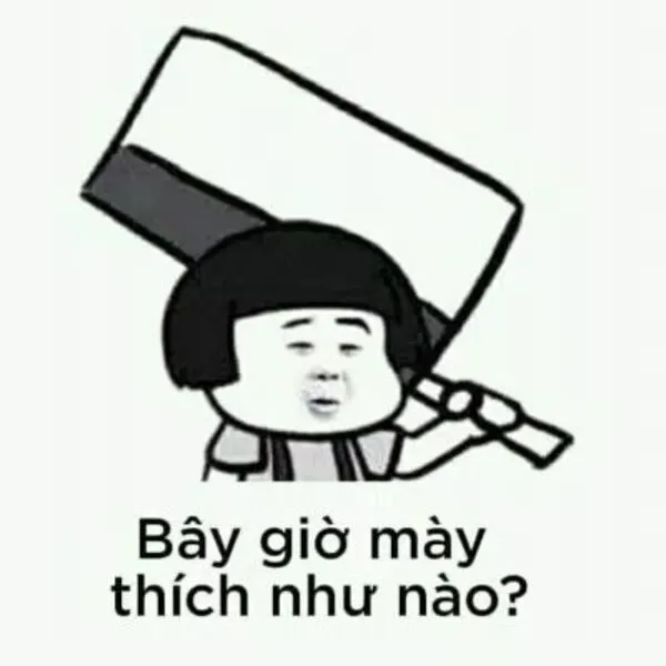ảnh meme hài hướccầm dao