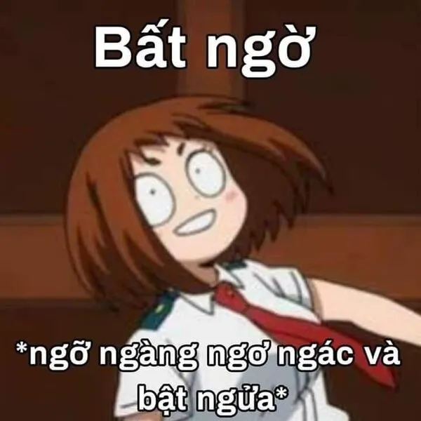 ảnh meme anime bất ngờ 