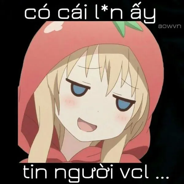 ảnh meme anime tin người 