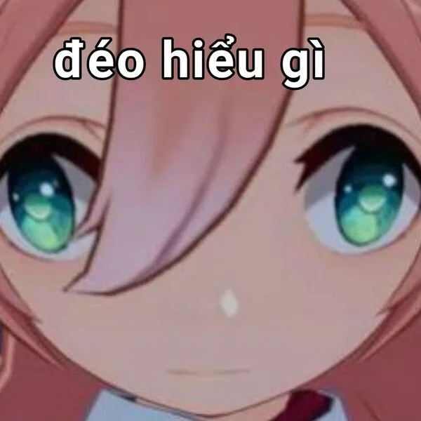 ảnh meme anime đéo hiểu gì 