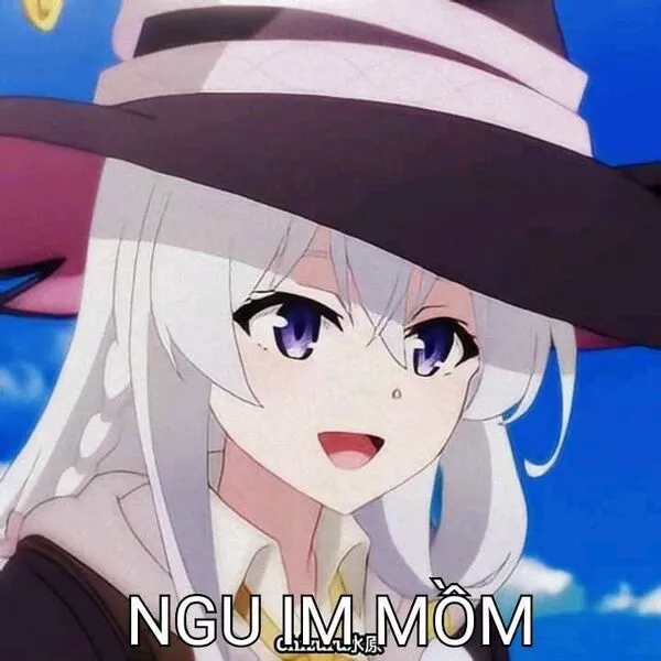 ảnh meme anime ngu im mồm 