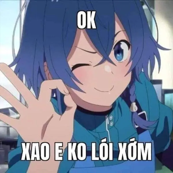 ảnh meme anime sao em không nói sớm 