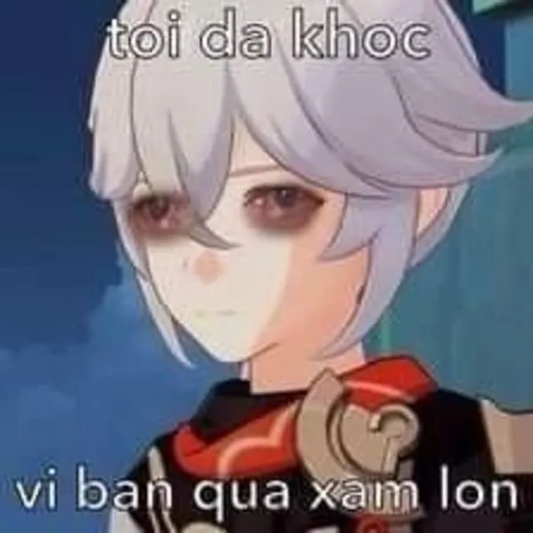 ảnh meme anime tôi đã khóc