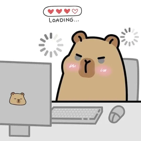 capybara meme loading 