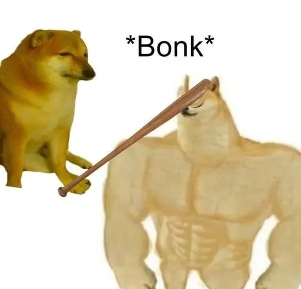 cheems meme bonk 