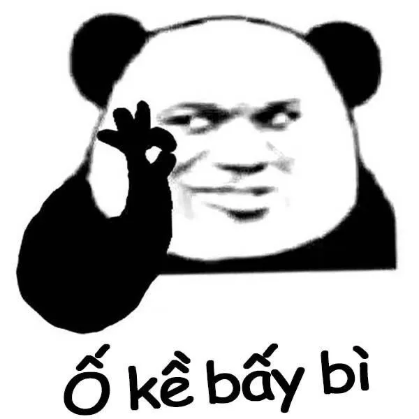 meme gấu trúc ok baby 