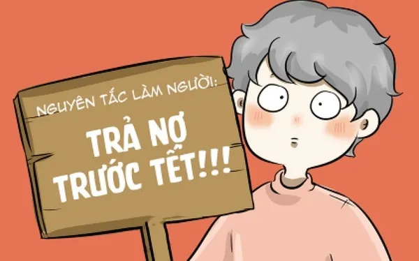 meme tết trả nợ trước tết 