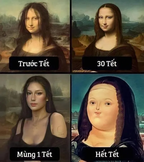 meme tết trước và sau tết 