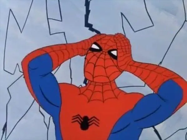 spider man meme ôm đầu 