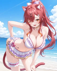 ảnh anime gái xinh mặc bikini (3)