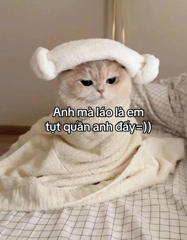 Ảnh meme cute khóc lóc đầy cảm xúc