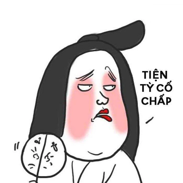 Hình meme cute làm biểu tượng cực chất