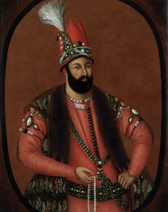 Chân dung đương thời của Nader Shah, vẽ khoảng năm 1740 tại Iran.