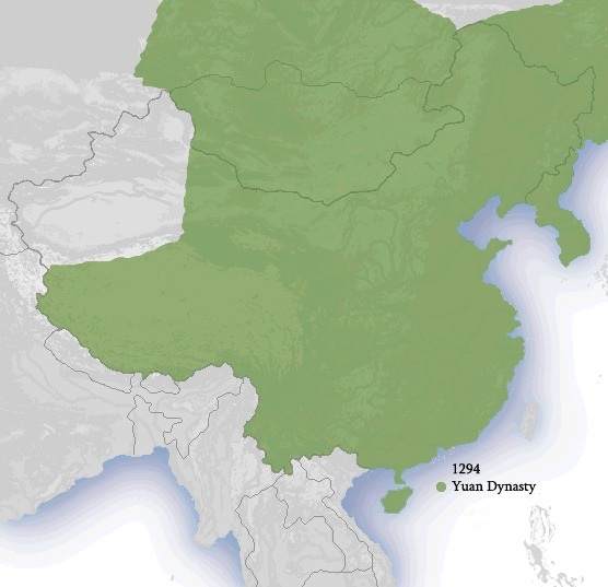 Lãnh thổ nhà Nguyên năm 1294