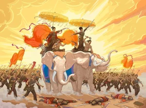 Cuộc khởi nghĩa Hai Bà Trưng đánh bại quân Hán xâm lược.