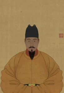 Tranh vẽ vua Lê Thánh Tông.