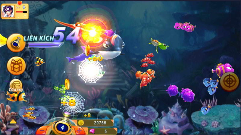 Hướng dẫn luật chơi game bắn cá đổi thưởng trên giao diện đơn giản