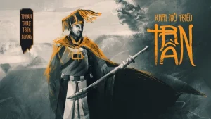 Chân dung vua Trần Thánh Tông.