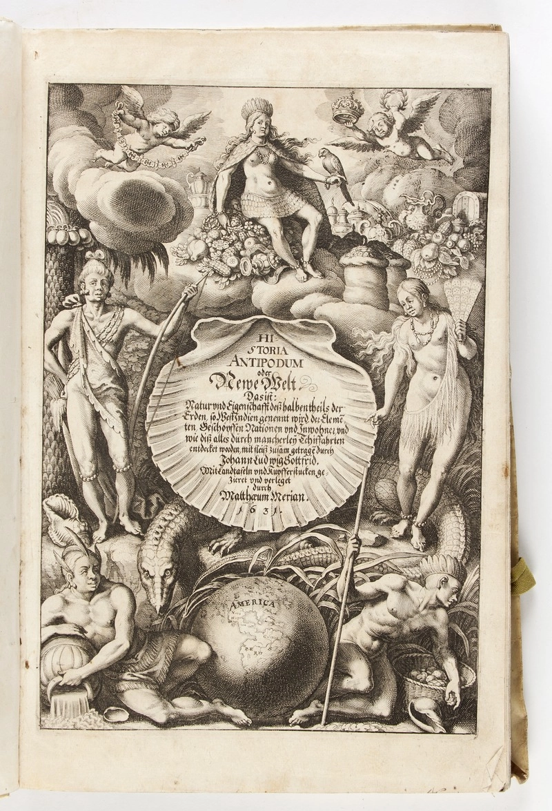 Historia antipodum oder newe Welt 1631.
