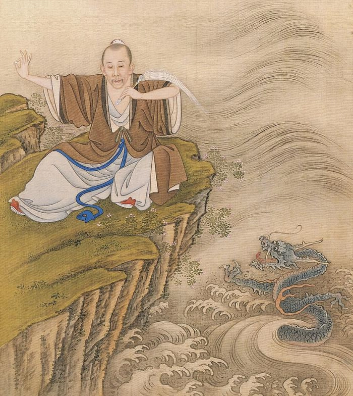 Tranh họa Ung Chính Đế với y phục Đạo giáo.