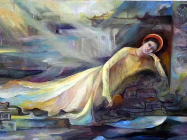 Tranh minh họa Thiên Thụy công chúa.