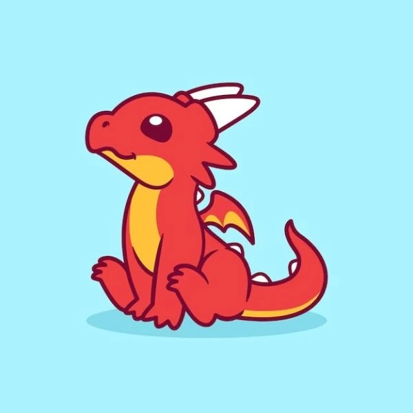ảnh rồng chibi cute xinh