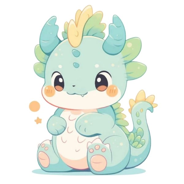 ảnh rồng chibi cute