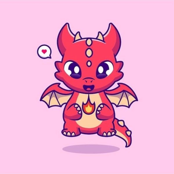 hình ảnh con rồng chibi cute