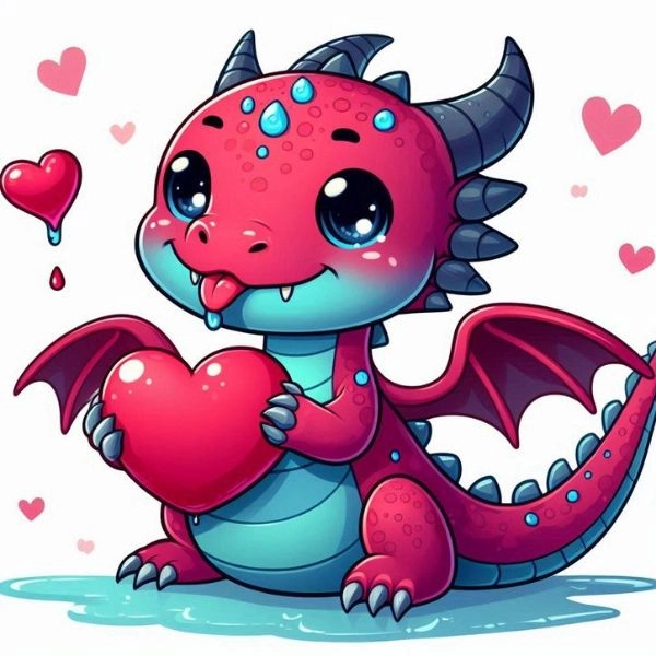 hình ảnh rồng chibi cute