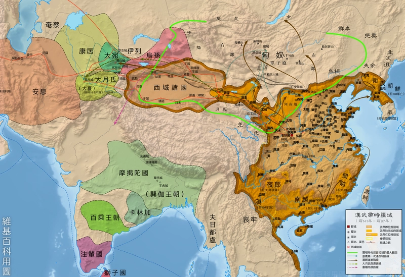 Bản đồ lãnh thổ Đại Hán