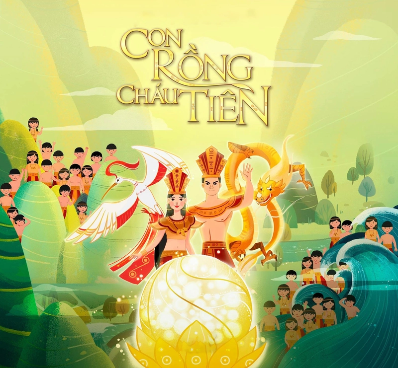 Lạc Long Quân và Âu Cơ: Sự tích Con Rồng Cháu Tiên