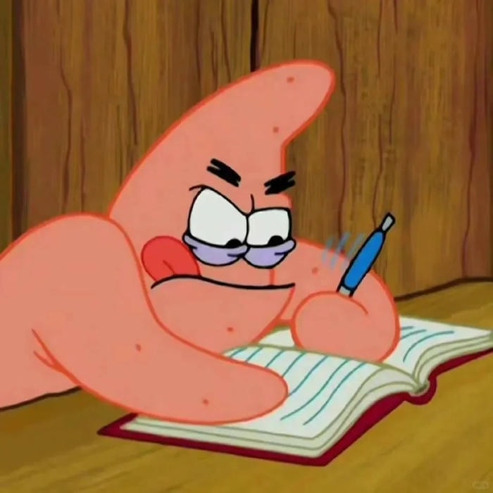 meme học bài dễ thương