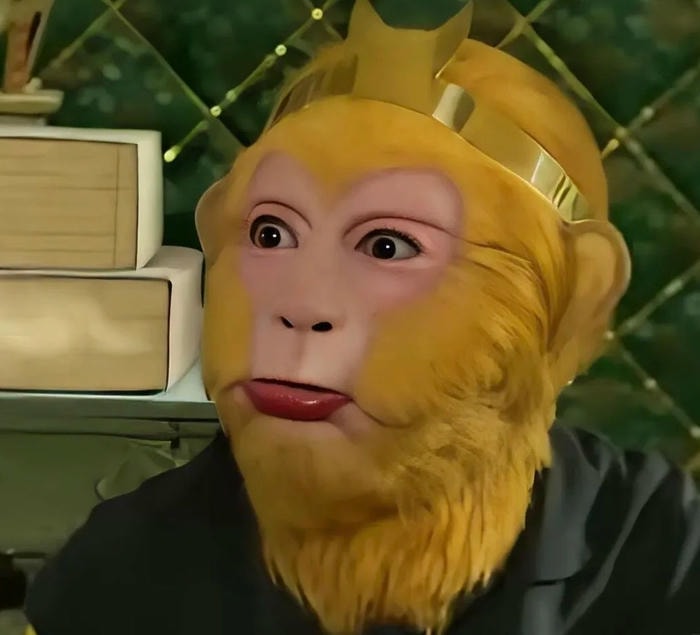 meme tôn ngộ không cười