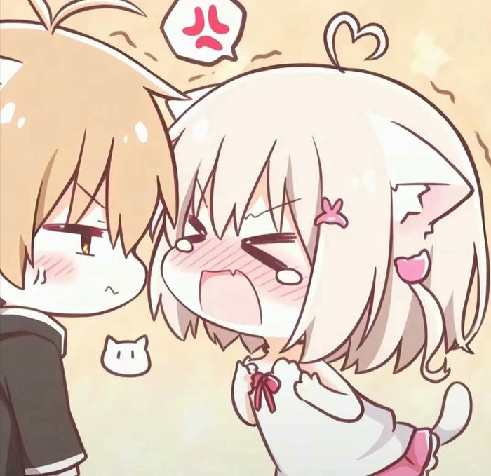 17 hình avatar đôi anime mơ màng