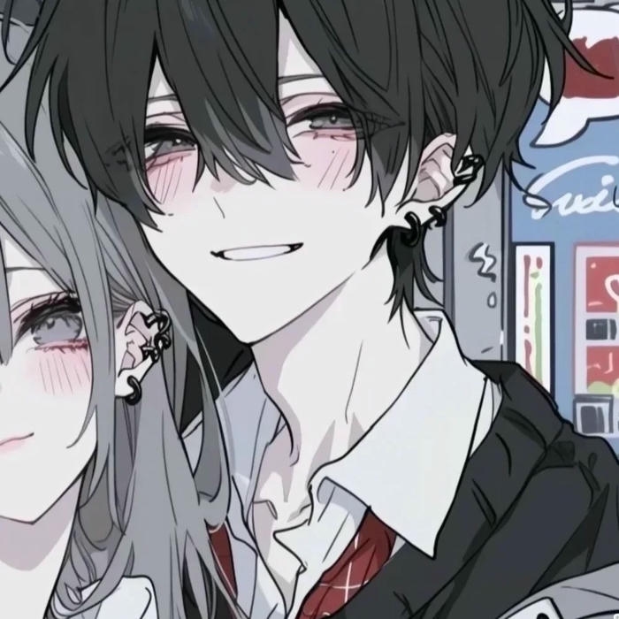 2 hình avatar đôi anime sáng