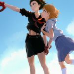 ảnh anime bách hợp bên quán cà phê