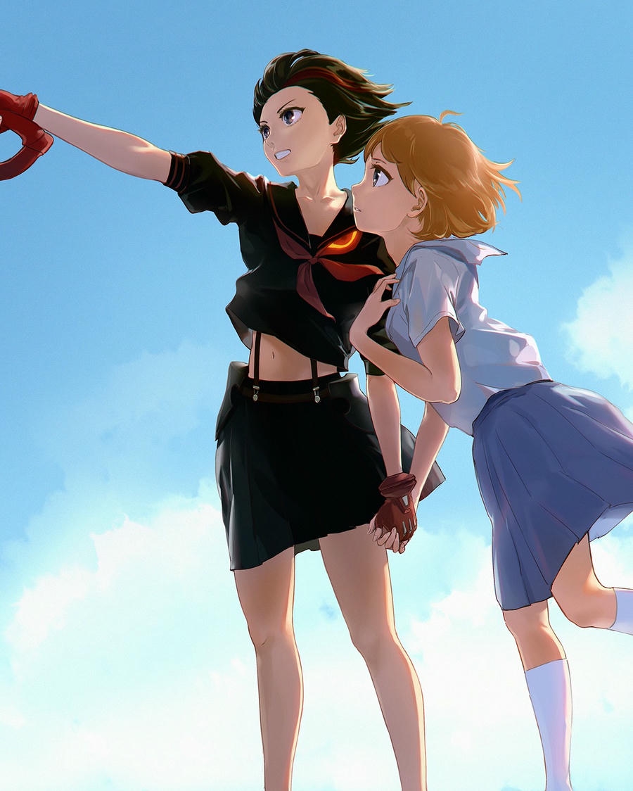 ảnh anime bách hợp bên quán cà phê