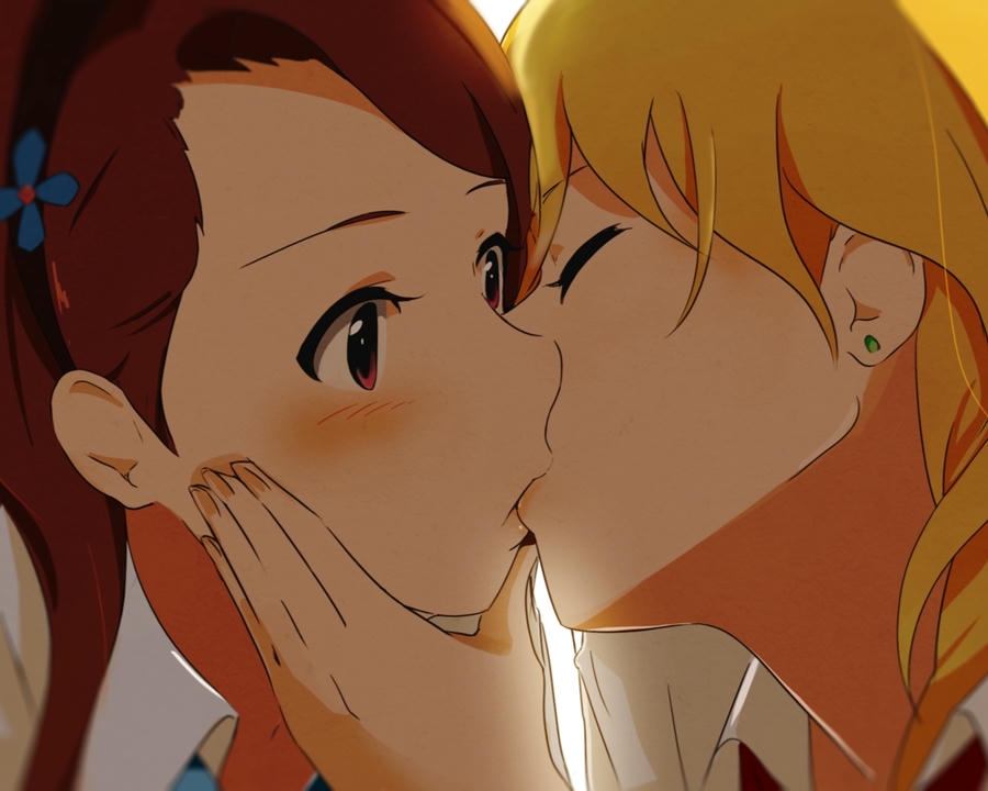 ảnh anime bách hợp dễ thương