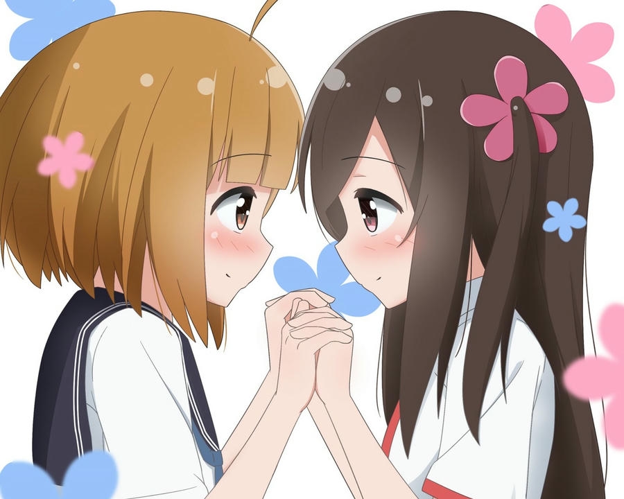 ảnh anime bách hợp mùa xuân