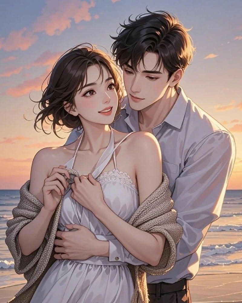 ảnh anime cặp đôi nghệ thuật