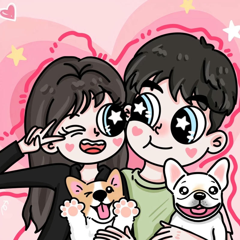 ảnh anime cặp đôi nhìn nhau