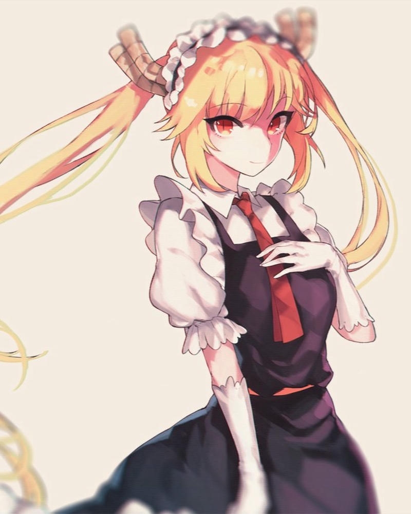 ảnh anime hầu gái chill ngọt ngào