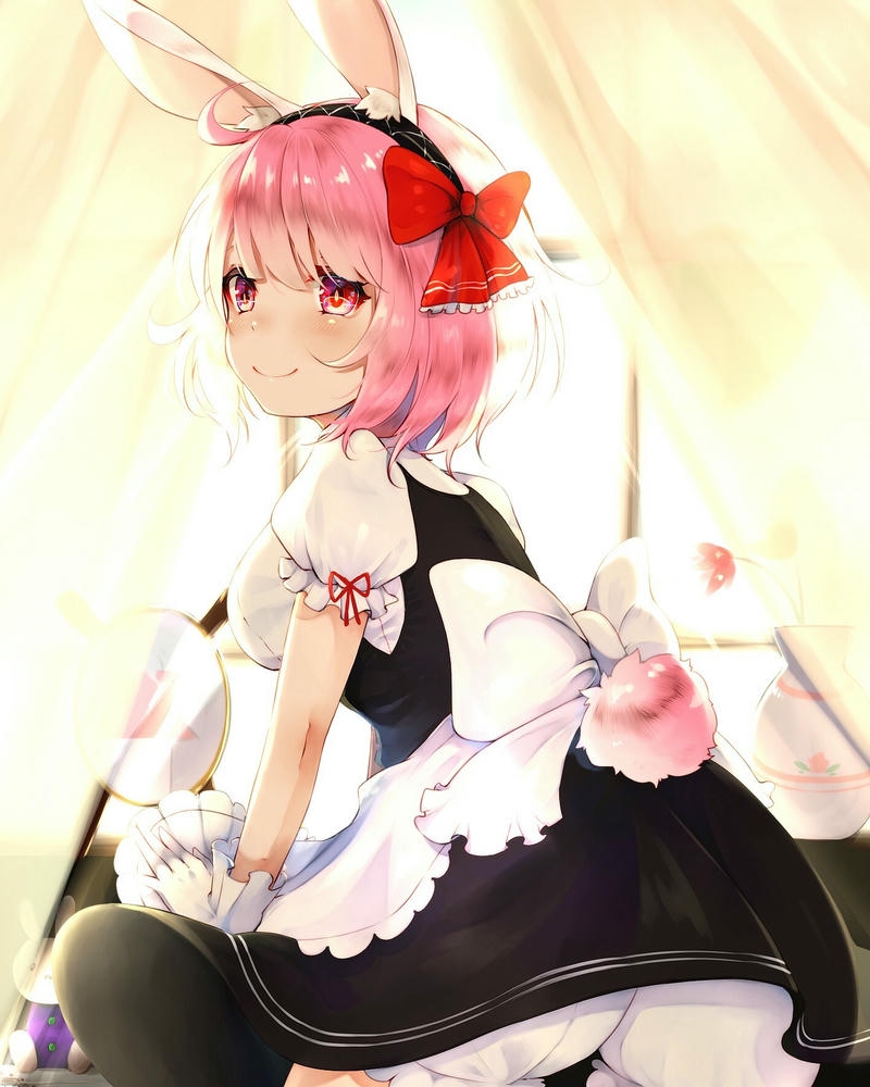 ảnh anime hầu gái chill nhẹ nhàng