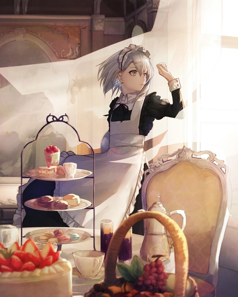 ảnh anime hầu gái đáng yêu rực rỡ