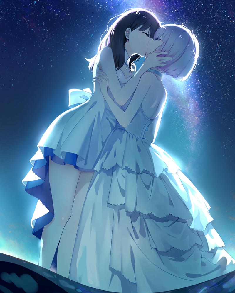 ảnh anime hôn nhau tình cảm