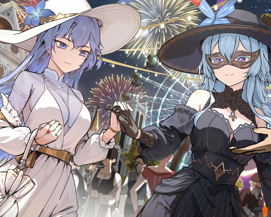 ảnh anime nắm tay cặp đôi học sinh