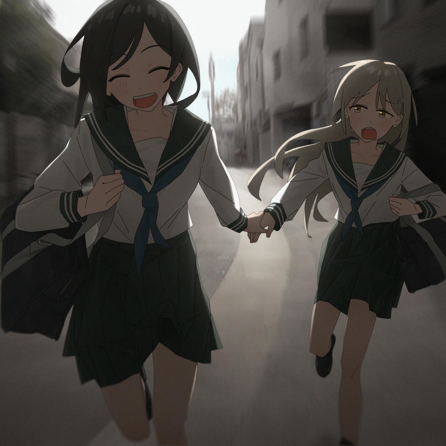 ảnh anime nắm tay cùng người yêu